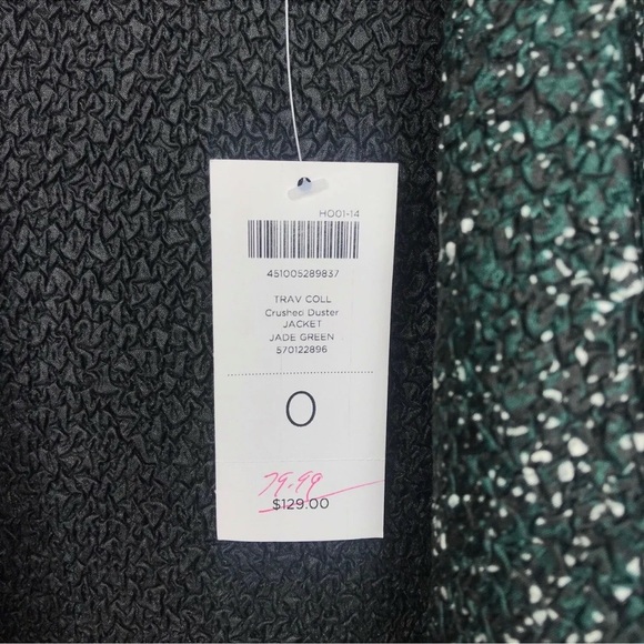 Chico's Travelers Collection Crushed Open Front Jacket - Picture 7 of 8